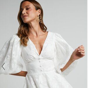 NWT Puff Sleeve Mini Dress
